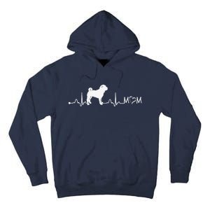 Heartbeat EKG Chinese SharPei Dog Mom Gift Tall Hoodie