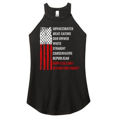 How Else Can I Offend You Today Women's Perfect Tri Rocker Tank