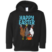 Happy Easter Chicken Bunnies Egg Poultry Farm Animal Farmer Toddler Hoodie