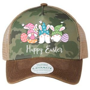 Happy Easter Cute Gnome Holiday Legacy Tie Dye Trucker Hat