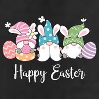 Happy Easter Cute Gnome Holiday Cool Comfort Performance Bucket Hat