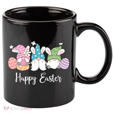 Happy Easter Cute Gnome Holiday 11oz C Handle Ceramic Mug