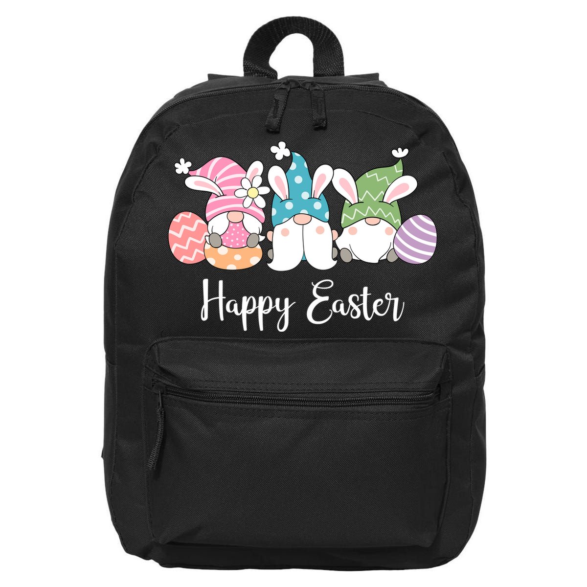 Happy Easter Cute Gnome Holiday 16 in Basic Backpack
