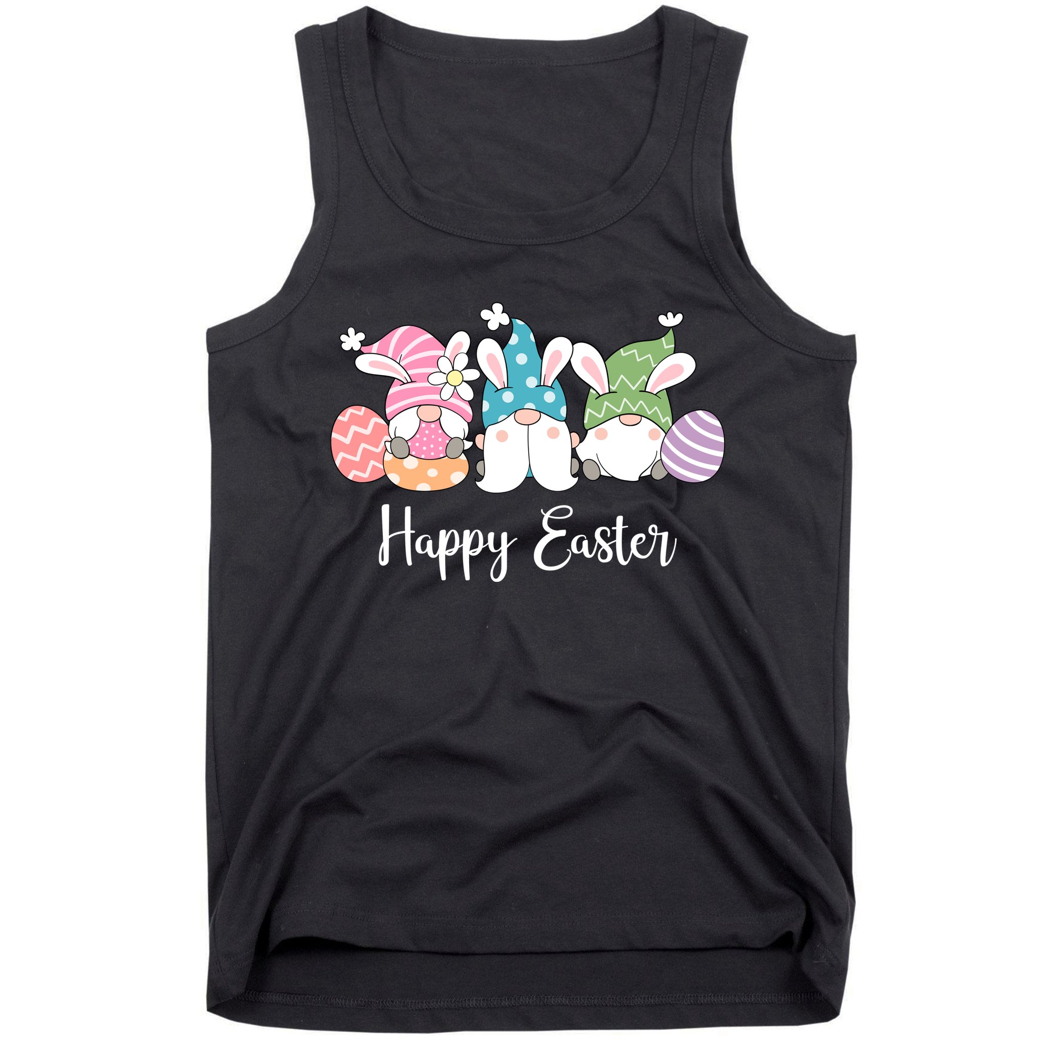 Happy Easter Cute Gnome Holiday Tank Top