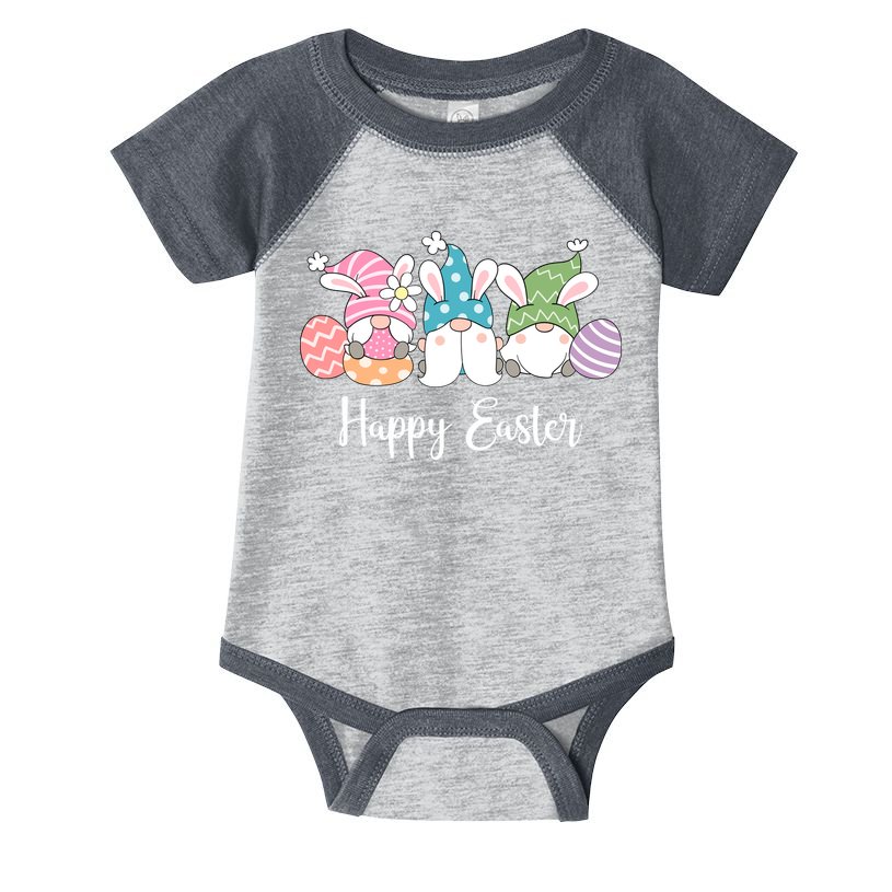 Happy Easter Cute Gnome Holiday Infant Baby Jersey Bodysuit