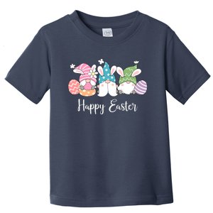 Happy Easter Cute Gnome Holiday Toddler T-Shirt