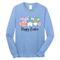 Happy Easter Cute Gnome Holiday Long Sleeve Shirt