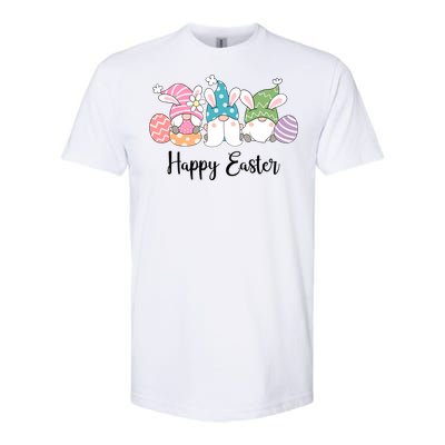 Happy Easter Cute Gnome Holiday Softstyle® CVC T-Shirt