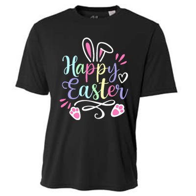 Happy Easter Cute Bunny Rabbit christian Cooling Performance Crew T-Shirt