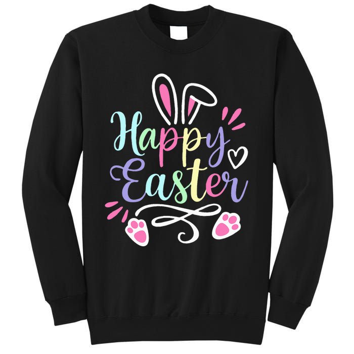 Happy Easter Cute Bunny Rabbit christian Sweatshirt