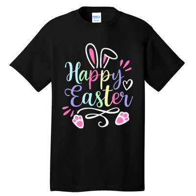 Happy Easter Cute Bunny Rabbit christian Tall T-Shirt