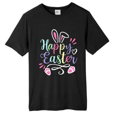 Happy Easter Cute Bunny Rabbit christian Tall Fusion ChromaSoft Performance T-Shirt