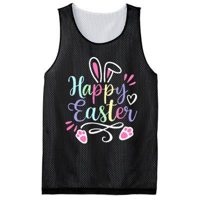 Happy Easter Cute Bunny Rabbit christian Mesh Reversible Basketball Jersey Tank