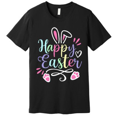 Happy Easter Cute Bunny Rabbit christian Premium T-Shirt