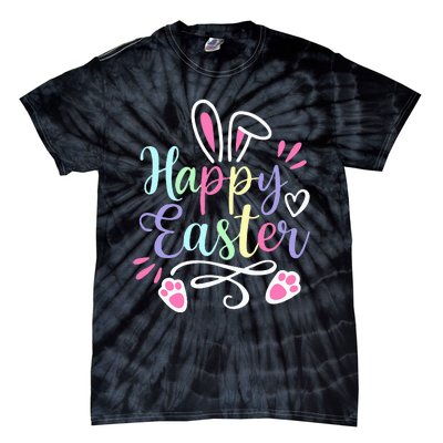 Happy Easter Cute Bunny Rabbit christian Tie-Dye T-Shirt