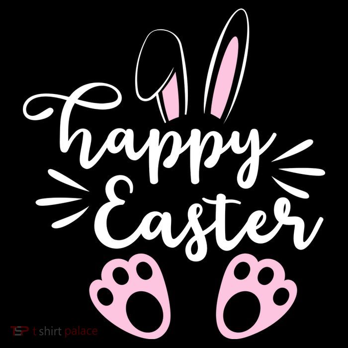 Happy Easter Cute Bunny Holiday Tall T-Shirt