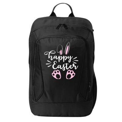 Happy Easter Cute Bunny Holiday City Backpack