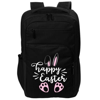 Happy Easter Cute Bunny Holiday Impact Tech Backpack