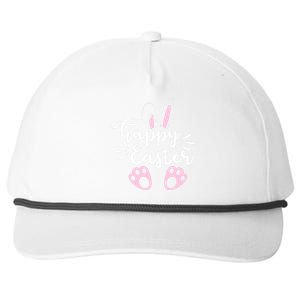 Happy Easter Cute Bunny Holiday Snapback Five-Panel Rope Hat