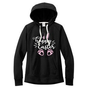 Happy Easter Cute Bunny Holiday Women's Fleece Hoodie