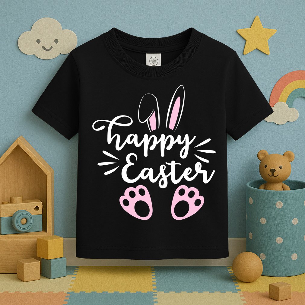 Happy Easter Cute Bunny Holiday Toddler T-Shirt