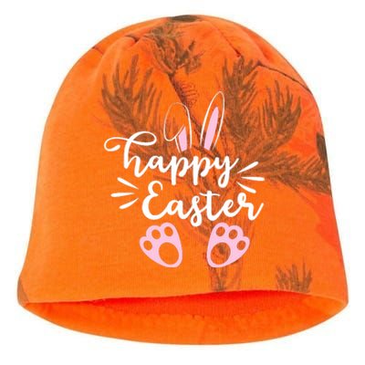 Happy Easter Cute Bunny Holiday Kati - Camo Knit Beanie