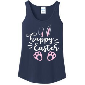 Happy Easter Cute Bunny Holiday Ladies Essential Tank