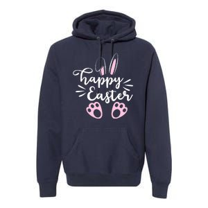 Happy Easter Cute Bunny Holiday Premium Hoodie