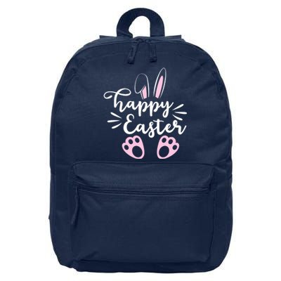 Happy Easter Cute Bunny Holiday 16 in Basic Backpack