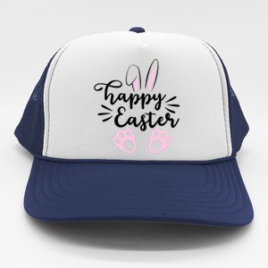 Happy Easter Cute Bunny Holiday Trucker Hat