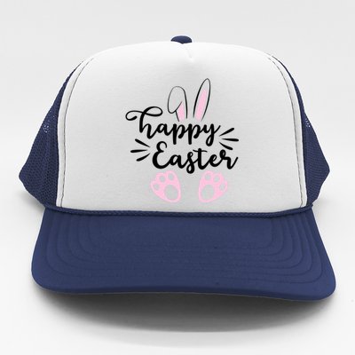 Happy Easter Cute Bunny Holiday Trucker Hat