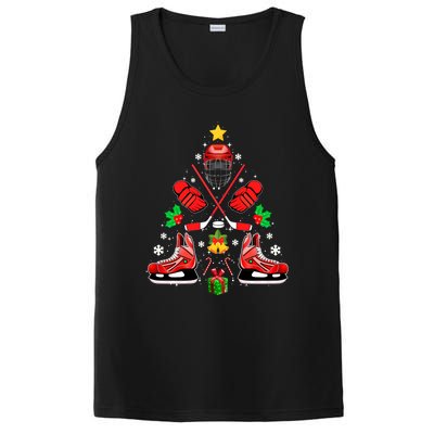 Hockey Equipt Christmas Tree Christmas Hockey Gift PosiCharge Competitor Tank