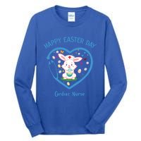 Happy Easter Cardiac Nurse Gift Cute Nurse Easter Day Great Gift Tall Long Sleeve T-Shirt