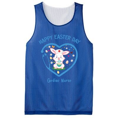 Happy Easter Cardiac Nurse Gift Cute Nurse Easter Day Great Gift Mesh Reversible Basketball Jersey Tank