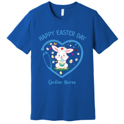 Happy Easter Cardiac Nurse Gift Cute Nurse Easter Day Great Gift Premium T-Shirt