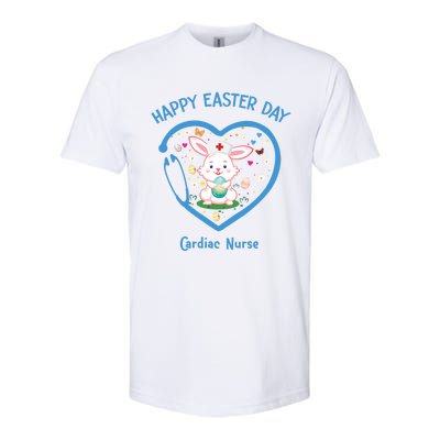 Happy Easter Cardiac Nurse Gift Cute Nurse Easter Day Great Gift Softstyle® CVC T-Shirt