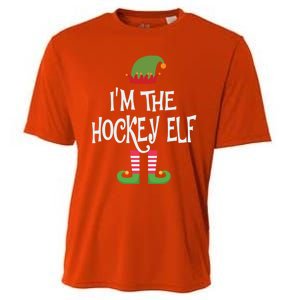 Hockey Elf Christmas Matching Outfit Great Gift Cooling Performance Crew T-Shirt