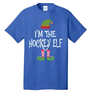 Hockey Elf Christmas Matching Outfit Great Gift Tall T-Shirt