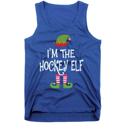 Hockey Elf Christmas Matching Outfit Great Gift Tank Top