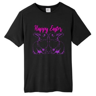 Happy Easter Cute Bunnies Easter Bunny Spring Bunny Mom Gift Tall Fusion ChromaSoft Performance T-Shirt