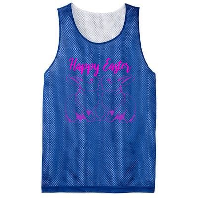 Happy Easter Cute Bunnies Easter Bunny Spring Bunny Mom Gift Mesh Reversible Basketball Jersey Tank