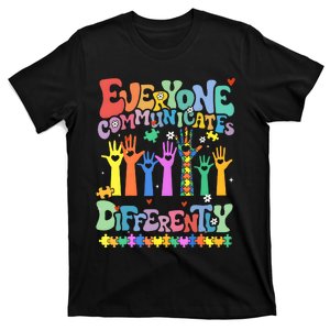 Hands Everyone Communicates Differently T-Shirt