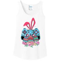 Happy Easter Day Video Game Controller Bunny Gamer Ladies Essential Tank