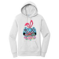 Happy Easter Day Video Game Controller Bunny Gamer Women's Pullover Hoodie