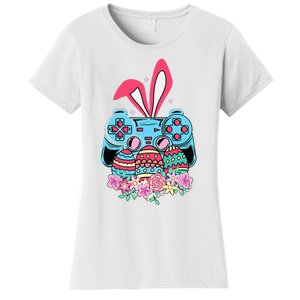 Happy Easter Day Video Game Controller Bunny Gamer Women's T-Shirt