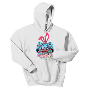 Happy Easter Day Video Game Controller Bunny Gamer Kids Hoodie