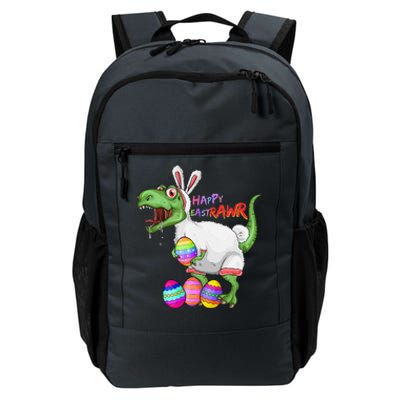 Happy Eastrawr Dinosaur TRex Easter Bunny Daily Commute Backpack