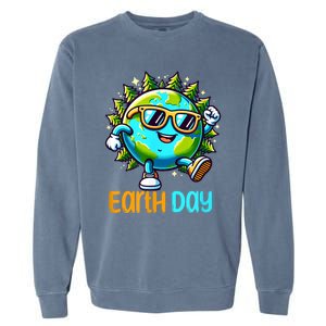 Happy Earth Day 2024 Funny Earth Day Garment-Dyed Sweatshirt