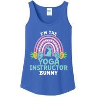 Happy Easter Day I'm The Yoga Instructor Bunny Funny Gift Ladies Essential Tank