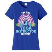 Happy Easter Day I'm The Yoga Instructor Bunny Funny Gift Women's T-Shirt